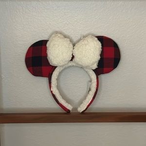 Red plaid Disney ears